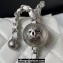 Chanel Pearl on Chain Classic Flap Bag AS1787 White/Silver 2023