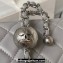 Chanel Pearl on Chain Classic Flap Bag AS1787 Gray/Silver 2023