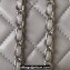 Chanel Pearl on Chain Classic Flap Bag AS1787 Gray/Silver 2023