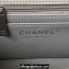 Chanel Pearl on Chain Classic Flap Bag AS1787 Gray/Silver 2023