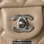 Chanel Pearl on Chain Classic Flap Bag AS1787 Beige/Silver 2023