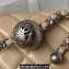Chanel Pearl on Chain Classic Flap Bag AS1787 Beige/Silver 2023