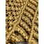 Chanel metallic calfskin macrame CHANEL 22 Mini Handbag AS3980 Gold 2023