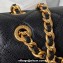 Chanel Grained Calfskin & Gold-Tone Metal Chain Backpack Bag AS4490 Black 2023