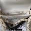 Chanel Crinkled Calfskin Clutch with Chain Bag AP3570 White 2023