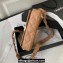 Chanel Crinkled Calfskin Clutch with Chain Bag AP3570 Brown 2023