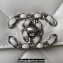 Chanel 19 Shiny Lambskin Wallet On Chain WOC Bag AP3267 White/Silver 2023