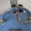 Chanel Quilted Shiny Calfskin & Gold-Tone Metal Small box Bag AS4470 Denim Blue 2023