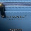 Chanel Quilted Shiny Calfskin & Gold-Tone Metal Small box Bag AS4470 Denim Blue 2023