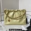 Chanel Shiny Calfskin CHANEL 22 East West Shopping Bag AS4486 Yellow 2023