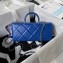 Chanel Quilted Shiny Calfskin & Gold-Tone Metal box Bag AS4471 Blue 2023
