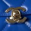 Chanel Quilted Shiny Calfskin & Gold-Tone Metal box Bag AS4471 Blue 2023
