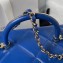Chanel Quilted Shiny Calfskin & Gold-Tone Metal box Bag AS4471 Blue 2023