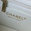 Chanel Quilted Shiny Calfskin & Gold-Tone Metal box Bag AS4471 White 2023