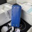 Chanel Quilted Shiny Calfskin & Gold-Tone Metal Small box Bag AS4470 Blue 2023
