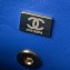 Chanel Quilted Shiny Calfskin & Gold-Tone Metal Small box Bag AS4470 Blue 2023