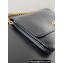 Balenciaga BB Soft Large Flap Bag in peach calfskin Black/Gold 2023