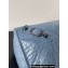 Balenciaga Classic City Large Handbag in Arena calfskin Navy Blue
