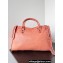 Balenciaga Classic City Large Handbag in Arena calfskin Peach Red