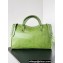 Balenciaga Classic City Large Handbag in Arena calfskin Grass Green