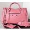 Balenciaga Classic City Large Handbag in Arena calfskin Pink