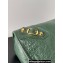 Balenciaga Classic City Large Handbag in Arena Lambskin Dark Green/Gold