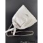 Balenciaga Crush Small Tote Bag in crushed calfskin White 2023