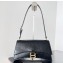 Balenciaga Crush Small Sling Bag in paper calfskin Black/Gold 2023