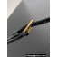 Balenciaga Crush Small Sling Bag in paper calfskin Black/Gold 2023