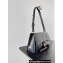 Balenciaga Crush Small Sling Bag in paper calfskin Black/Silver 2023