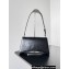 Balenciaga Crush Small Sling Bag in paper calfskin Black/Silver 2023
