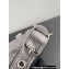Balenciaga Le Cagole XS Sling Bag in Arena calfskin Silver Spring 2024