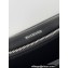 Balenciaga Crush Small Sling Bag in paper calfskin Black/Silver 2023