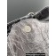 Balenciaga Le Cagole XS Sling Bag in Arena calfskin Silver Spring 2024