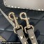 Valentino Small Rockstud Grainy Calfskin Crossbody Bag Gray 2023