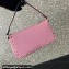 Valentino Small Rockstud Grainy Calfskin Crossbody Bag Pink 2023