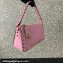 Valentino Small Rockstud Grainy Calfskin Crossbody Bag Pink 2023