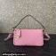 Valentino Small Rockstud Grainy Calfskin Crossbody Bag Pink 2023