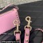 Valentino Small Rockstud Grainy Calfskin Crossbody Bag Pink 2023
