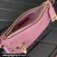 Valentino Small Rockstud Grainy Calfskin Crossbody Bag Pink 2023
