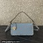 Valentino Small Rockstud Grainy Calfskin Crossbody Bag Blue 2023