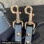 Valentino Small Rockstud Grainy Calfskin Crossbody Bag Blue 2023