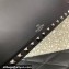 Valentino Rockstud23 E/W Smooth Calfskin Shoulder Bag Black 2023