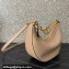 Valentino Small Vlogo Moon Hobo Bag In Leather Nude With Chain 2023
