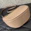 Valentino Small Vlogo Moon Hobo Bag In Leather Nude With Chain 2023