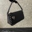 Valentino Small Rockstud Grainy Calfskin Crossbody Bag Black 2023