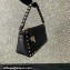 Valentino Small Rockstud Grainy Calfskin Crossbody Bag Black/Gold 2023