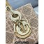 Dior Small Lady D-Joy Bag in Beige Cannage Cotton with Micropearl Embroidery