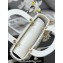 Dior Medium Lady Dior Bag in Latte Cannage Lambskin with Resin Pearls