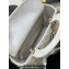 Dior Medium Lady Dior Bag in Latte Cannage Lambskin with Resin Pearls